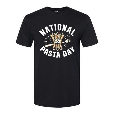 National Pasta Day Lovers Design For Foodies Funny Pasta Softstyle® CVC T-Shirt