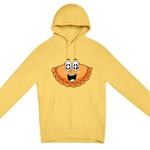 National Pierogi Day Smile Face Pierogi Gift Premium Pullover Hoodie