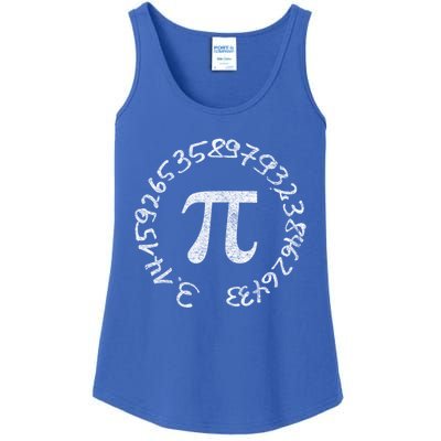 National Pi Day 3 14 Math Teacher Mathematics Stem Pie Gift Ladies Essential Tank