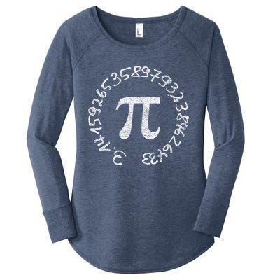 National Pi Day 3 14 Math Teacher Mathematics Stem Pie Gift Women's Perfect Tri Tunic Long Sleeve Shirt