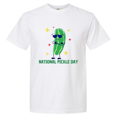 National Pickle Day Funny Garment-Dyed Heavyweight T-Shirt