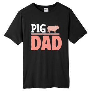 National Pig Day Pig Dad Gift Tall Fusion ChromaSoft Performance T-Shirt