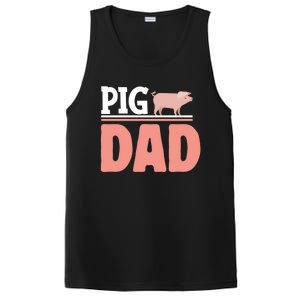 National Pig Day Pig Dad Gift PosiCharge Competitor Tank