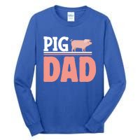 National Pig Day Pig Dad Gift Tall Long Sleeve T-Shirt