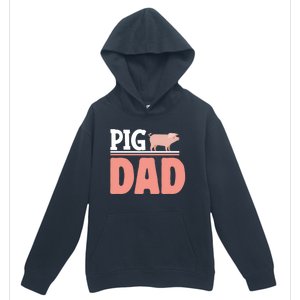 National Pig Day Pig Dad Gift Urban Pullover Hoodie