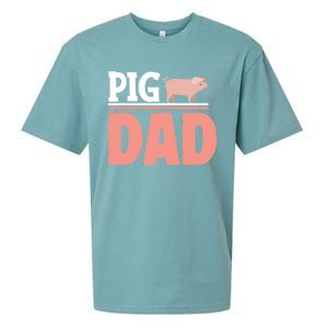 National Pig Day Pig Dad Gift Sueded Cloud Jersey T-Shirt