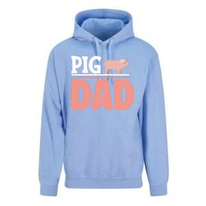 National Pig Day Pig Dad Gift Unisex Surf Hoodie