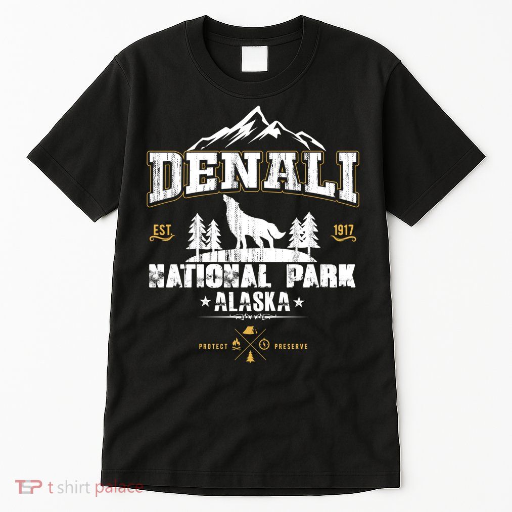 National Park Denali Alaska Tall T-Shirt