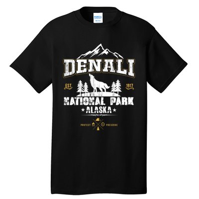 National Park Denali Alaska Tall T-Shirt