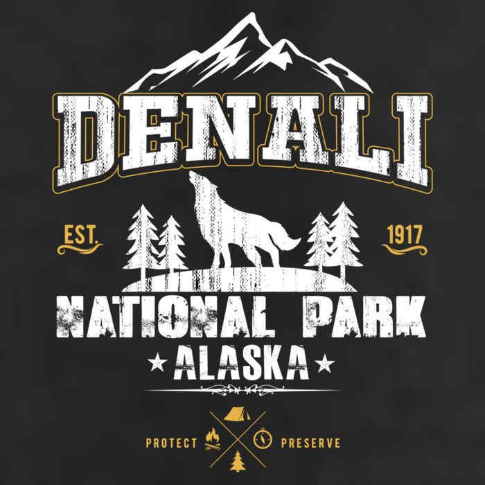 National Park Denali Alaska Adult Drive Performance Visor