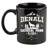 National Park Denali Alaska 11oz C Handle Ceramic Mug
