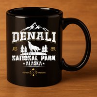 National Park Denali Alaska 11oz C Handle Ceramic Mug