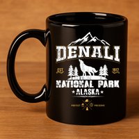 National Park Denali Alaska 11oz C Handle Ceramic Mug