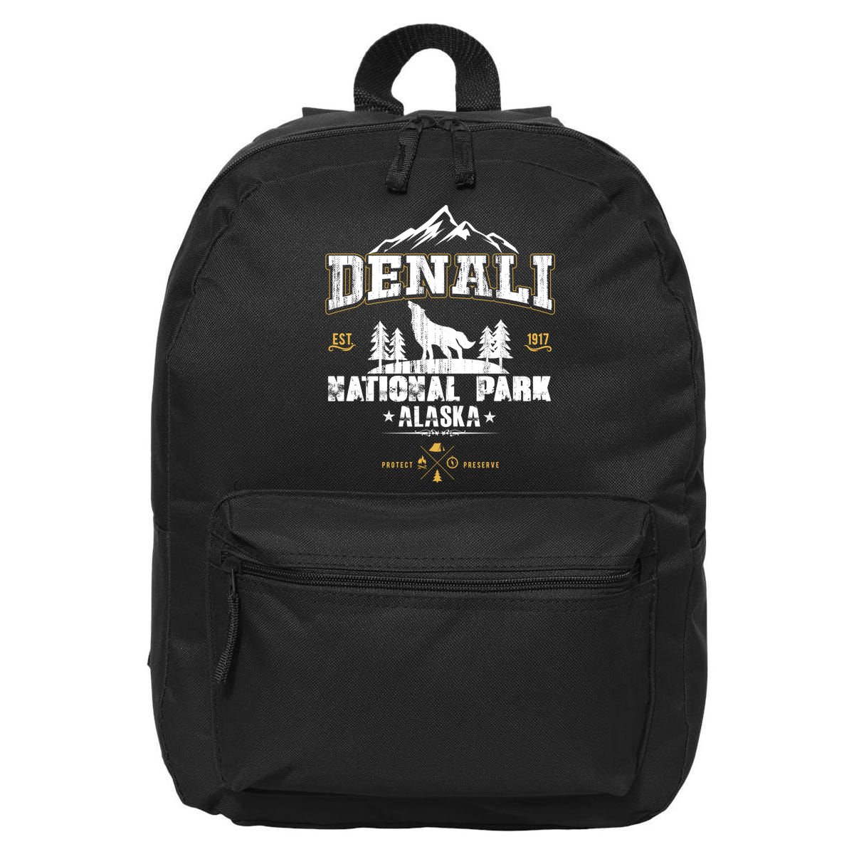 National Park Denali Alaska 16 in Basic Backpack