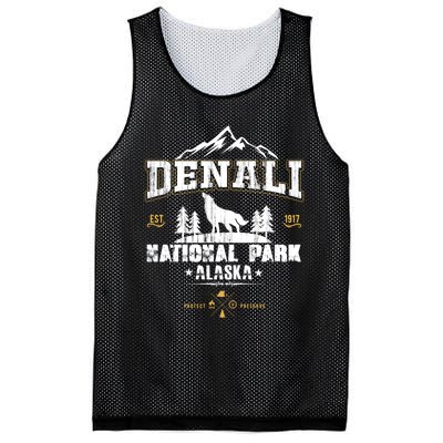 National Park Denali Alaska Mesh Reversible Basketball Jersey Tank