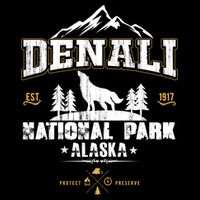 National Park Denali Alaska Poster