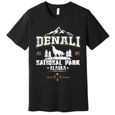 National Park Denali Alaska Premium T-Shirt