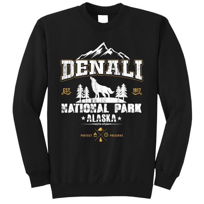 National Park Denali Alaska Tall Sweatshirt