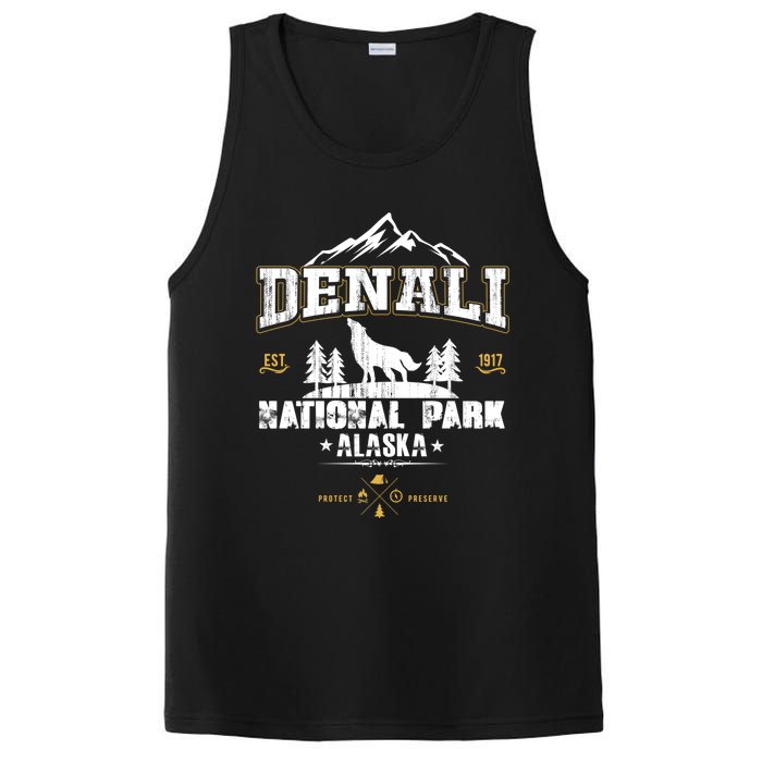 National Park Denali Alaska PosiCharge Competitor Tank