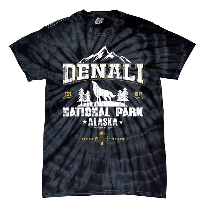 National Park Denali Alaska Tie-Dye T-Shirt