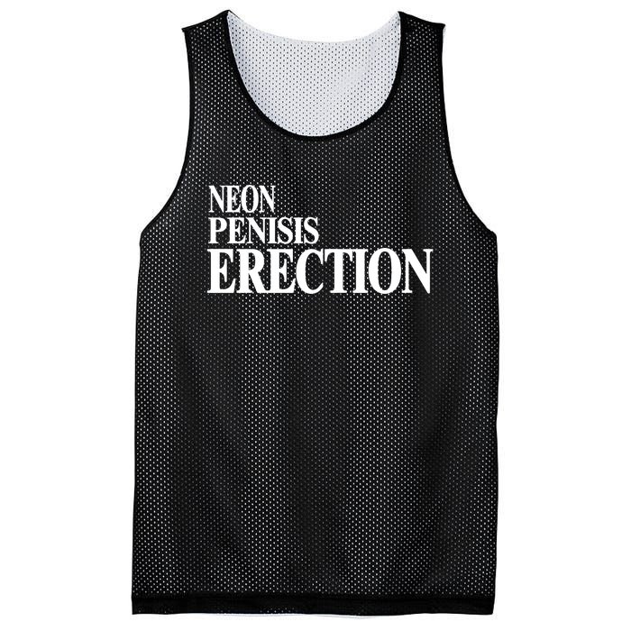 Neon Penisis Erection Mesh Reversible Basketball Jersey Tank