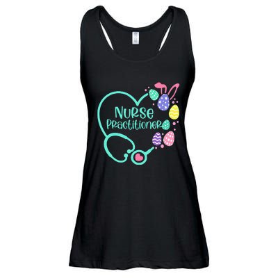 Nurse Practitioner Easter Egg Stethoscope Ladies Essential Flowy Tank