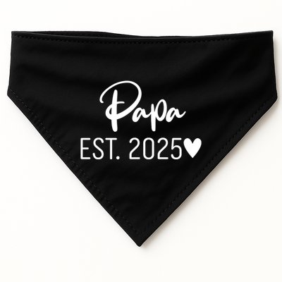 New Papa Est. 2025 USA-Made Doggie Bandana