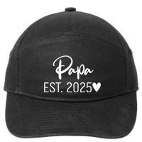 New Papa Est. 2025 7-Panel Snapback Hat
