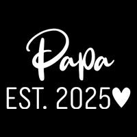 New Papa Est. 2025 7-Panel Snapback Hat