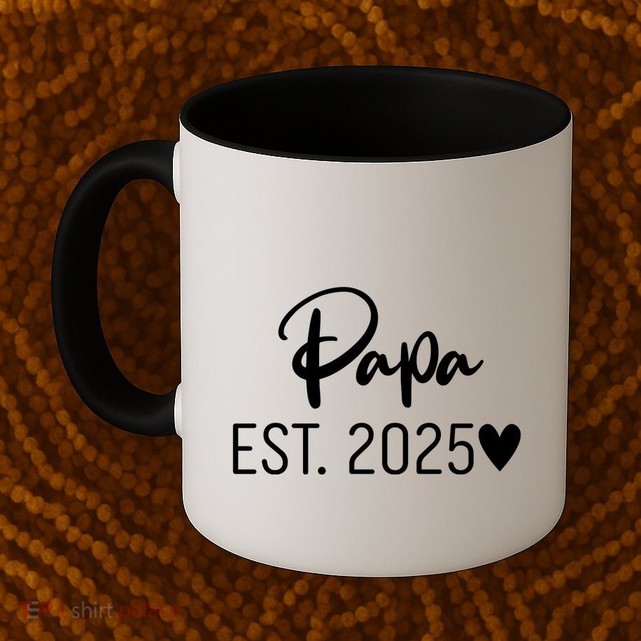 New Papa Est. 2025 Mug