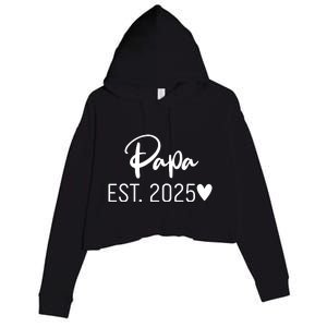 New Papa Est. 2025 Crop Fleece Hoodie