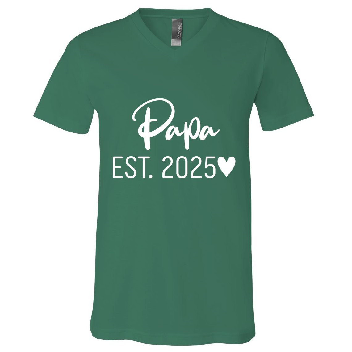 New Papa Est. 2025 V-Neck T-Shirt