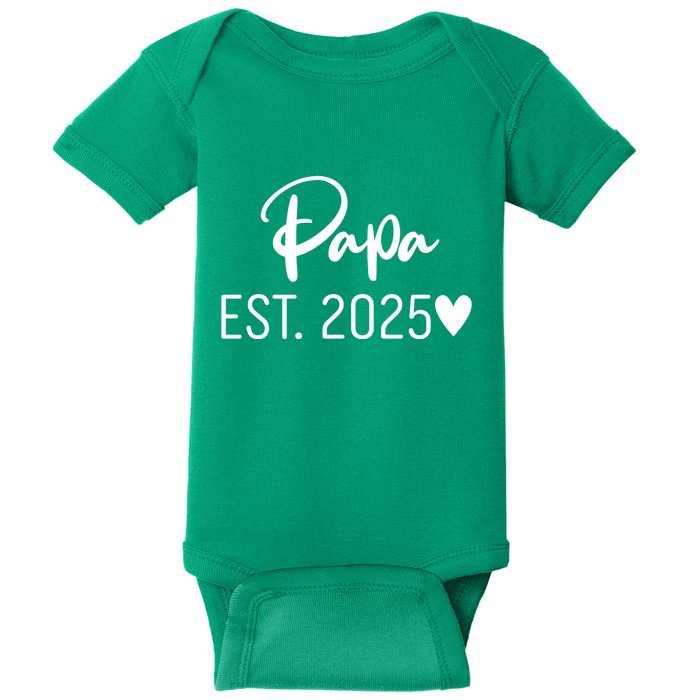 New Papa Est. 2025 Baby Bodysuit