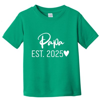 New Papa Est. 2025 Toddler T-Shirt