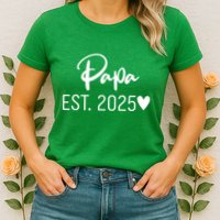 New Papa Est. 2025 Womens T-Shirt