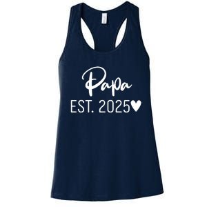 New Papa Est. 2025 Women's Racerback Tank