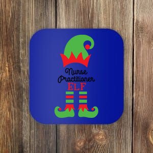 Nurse Practitioner Elf Nurse Costume Christmas 2020 Gift Coaster