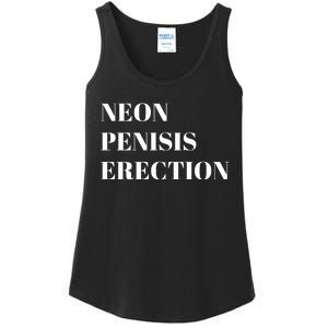 Neon Penisis Erection Ladies Essential Tank