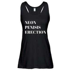 Neon Penisis Erection Ladies Essential Flowy Tank