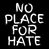 No Place For Hate Retro Text 16 in Basic Backpack