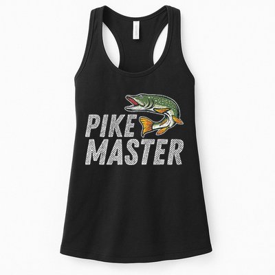 Northern Pike Fishing Gift Pike Master Fishing Womens Tank Top