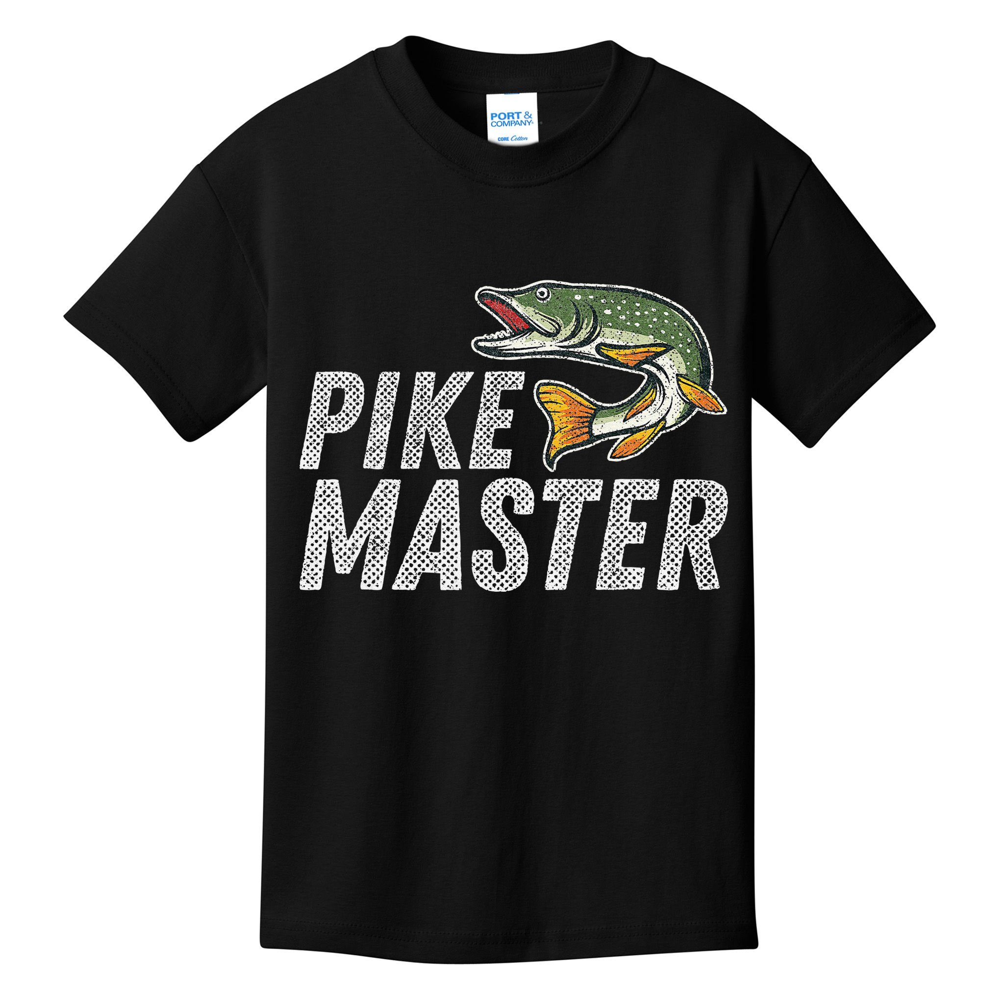 Northern Pike Fishing Gift Pike Master Fishing Kids T-Shirt