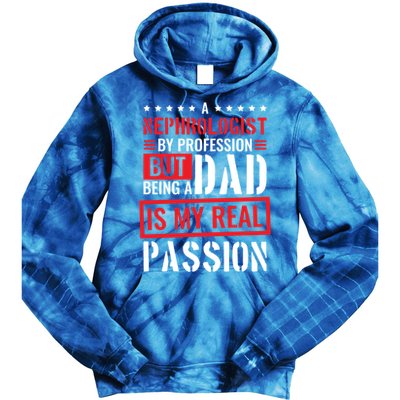 Nephrologist Profession For Dad Nephrology Nurse Gift Tie Dye Hoodie