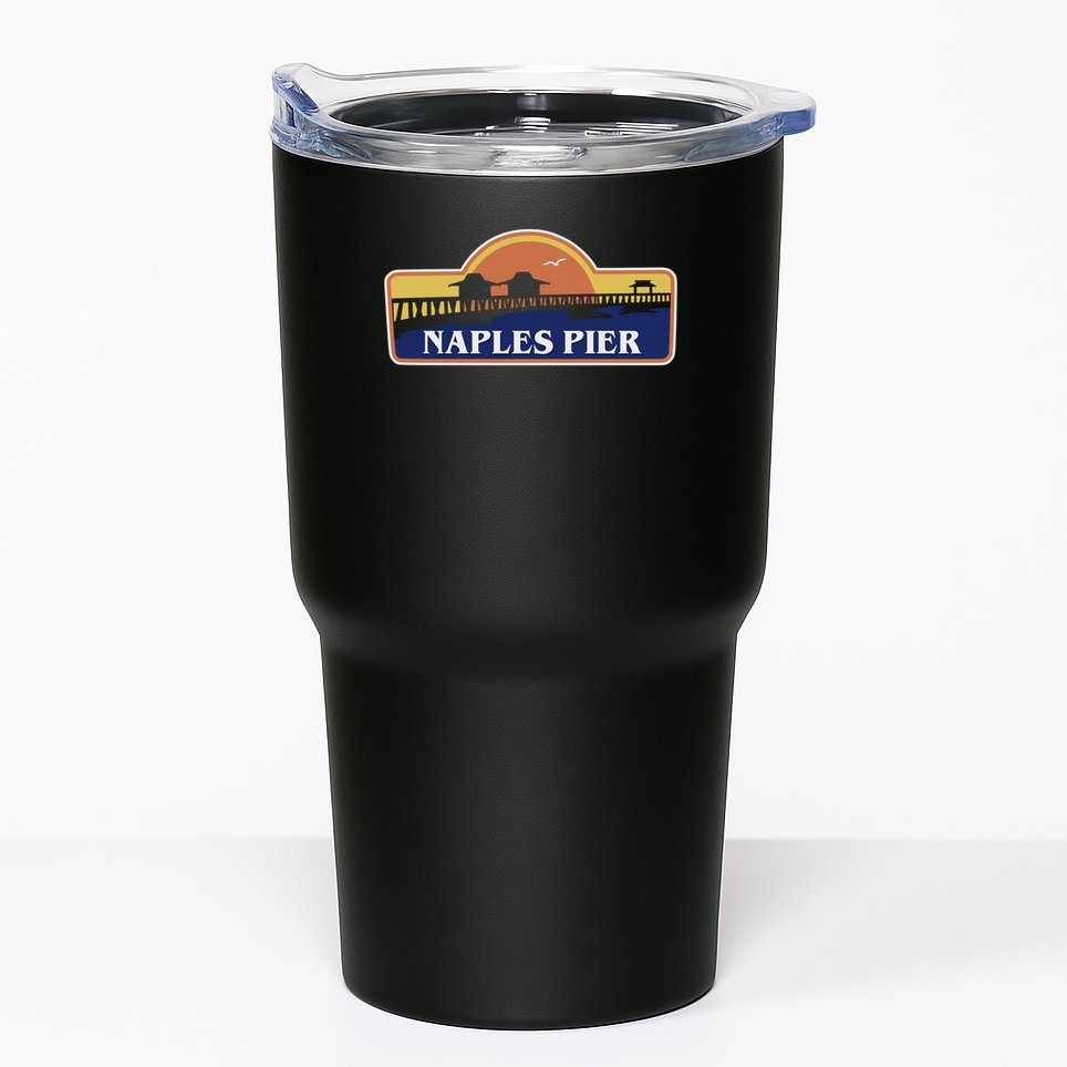 Naples Pier Florida Tumbler