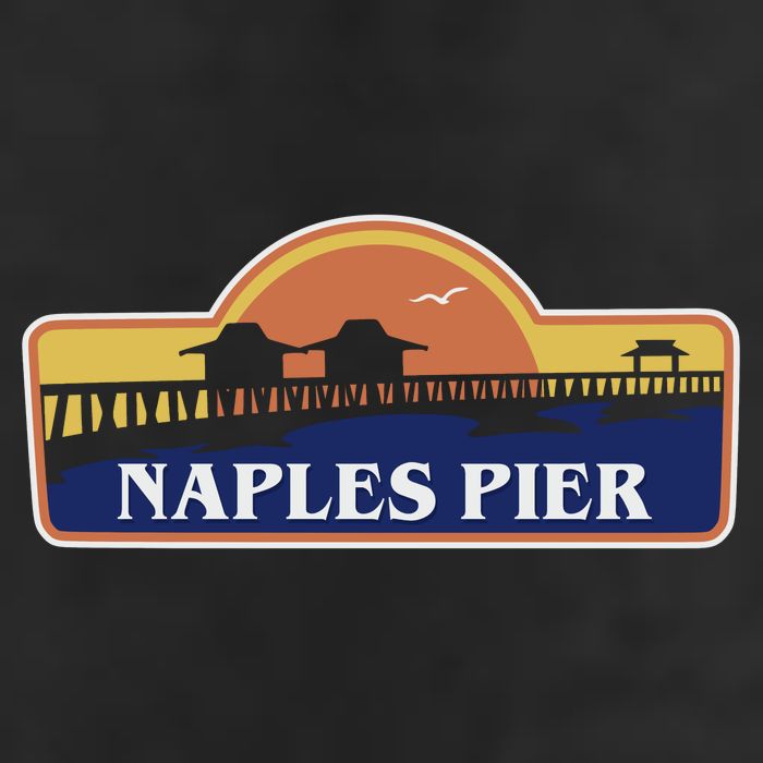 Naples Pier Florida 25L Jumbo Tote