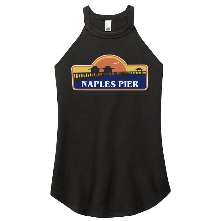 Naples Pier Florida Women's Perfect Tri Rocker Tank
