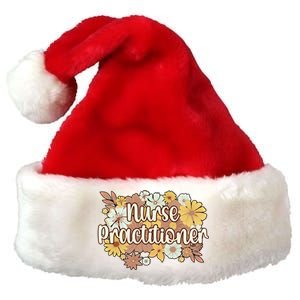 Nurse Practitioner Flowers Nursing Practitioner Gift Premium Christmas Santa Hat