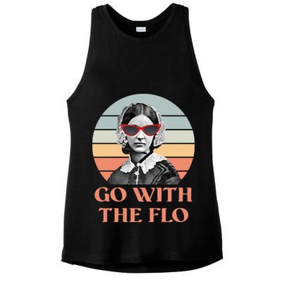 Nurse Practitioner Florence Go With The Flo Ladies PosiCharge Tri-Blend Wicking Tank