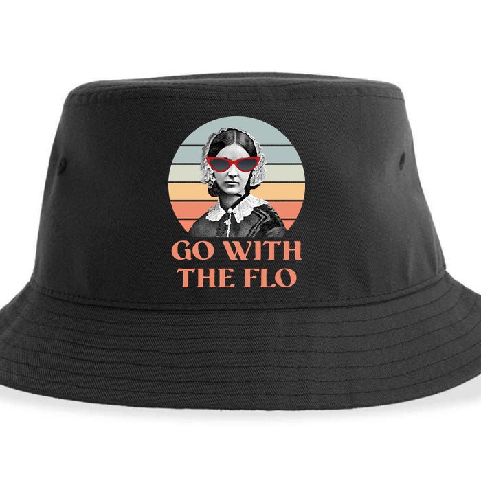 Nurse Practitioner Florence Go With The Flo Sustainable Bucket Hat