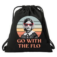 Nurse Practitioner Florence Go With The Flo Drawstring Bag